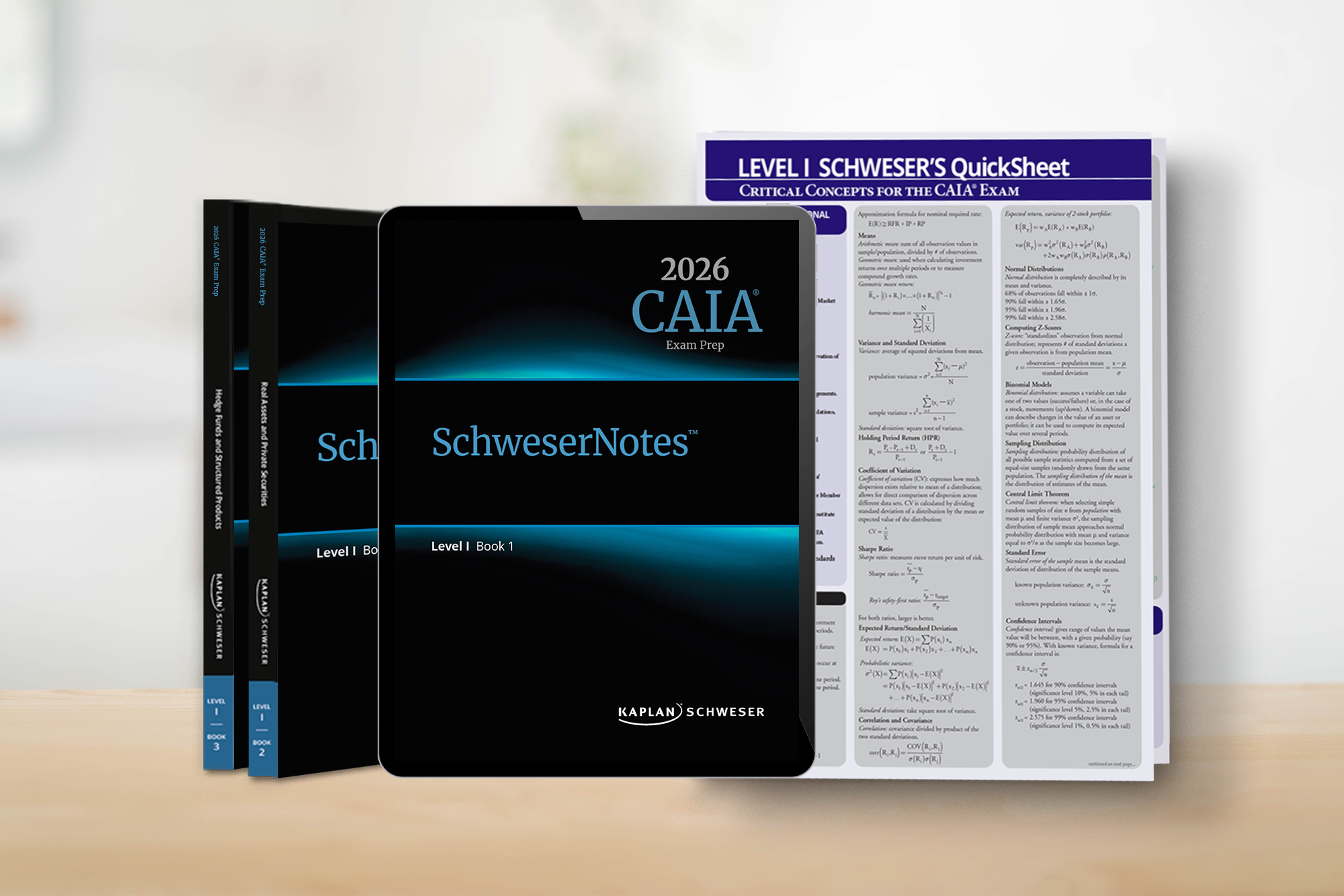 [예약 주문/10월 말 출시] 2027 CAIA Level 1 Schweser Notes