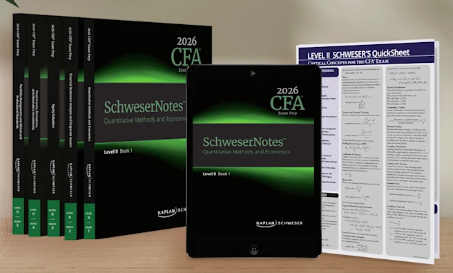 [9월 초 입고 예상] 2026 CFA Level 2 Schweser Notes 재수강생